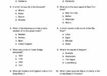 Multiple Choice Test Maker Free Printable