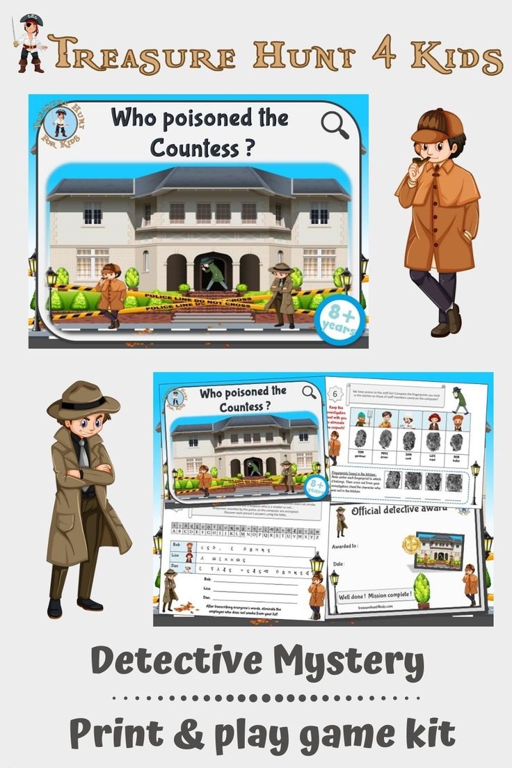Free Printable Mystery Games For 2