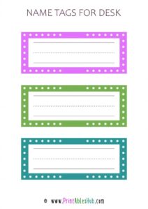Free Printable Name Tags For Desks PDF Printables Hub