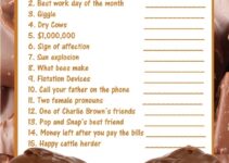 Free Printable Name That Candy Bar Game