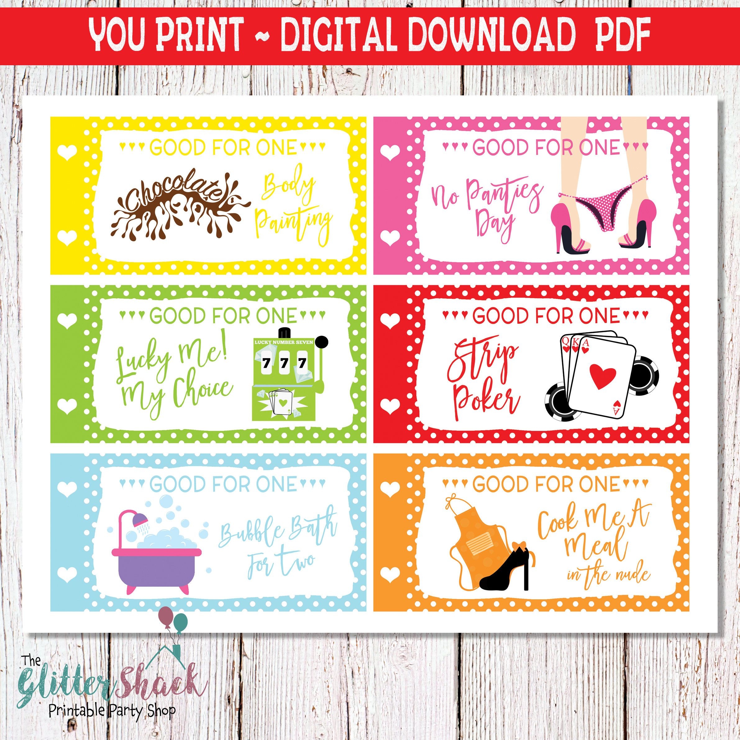 Free Printable Naughty Coupons For Him