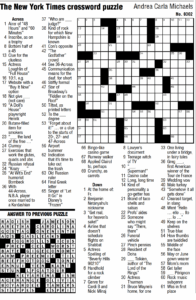 Free Printable New York Times Crossword Puzzles Web A Free Online