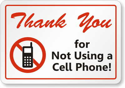 Free Printable No Cell Phone Sign ClipArt Best