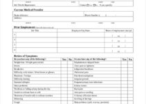 Free Printable Physical Form For Work