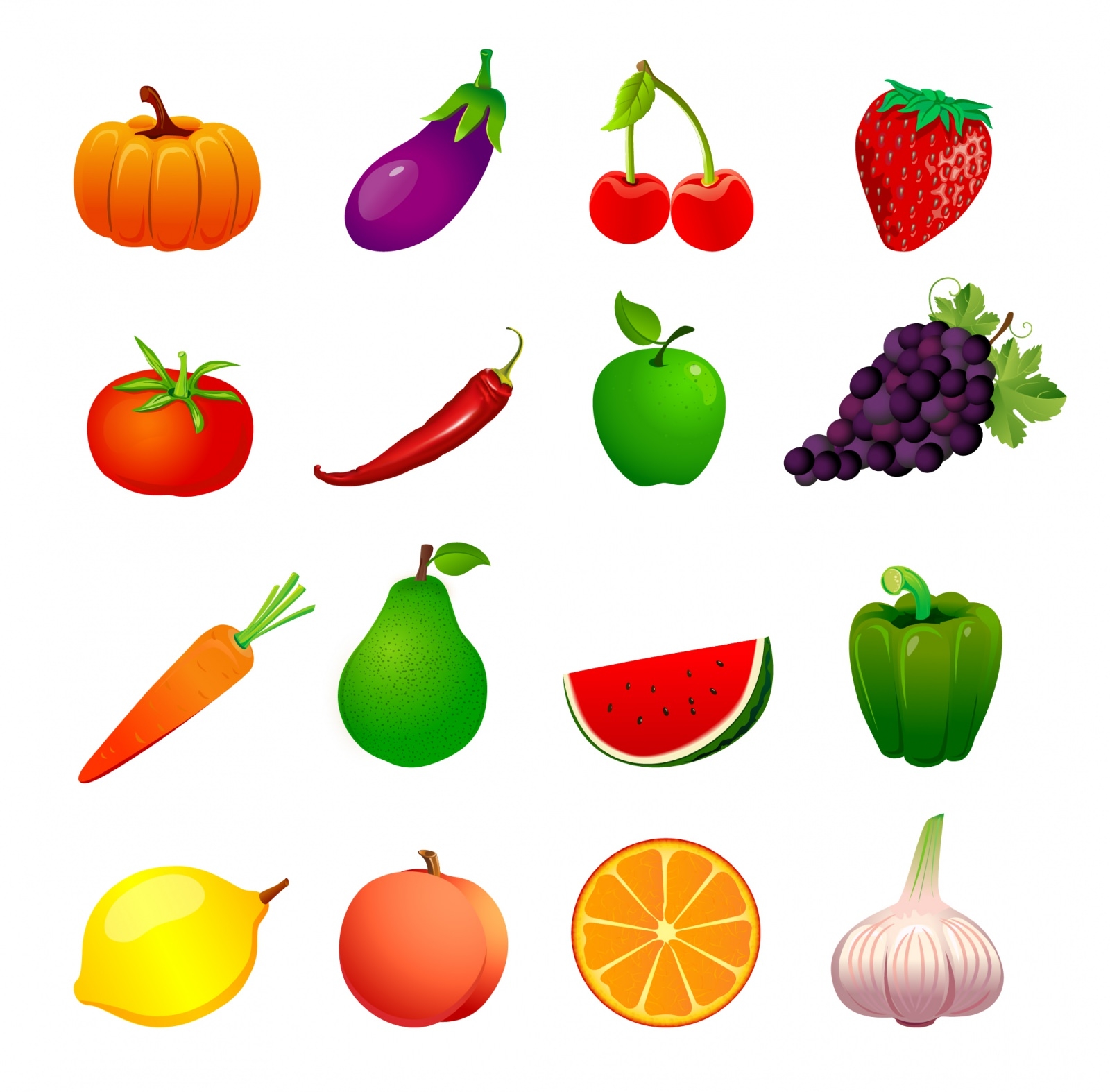 Free Printable Fruit And Vegetable Pictures