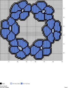 Free Printable Plastic Canvas Flower Patterns Printable Templates