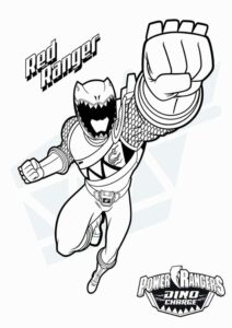 Free Printable Power Ranger Coloring Pages