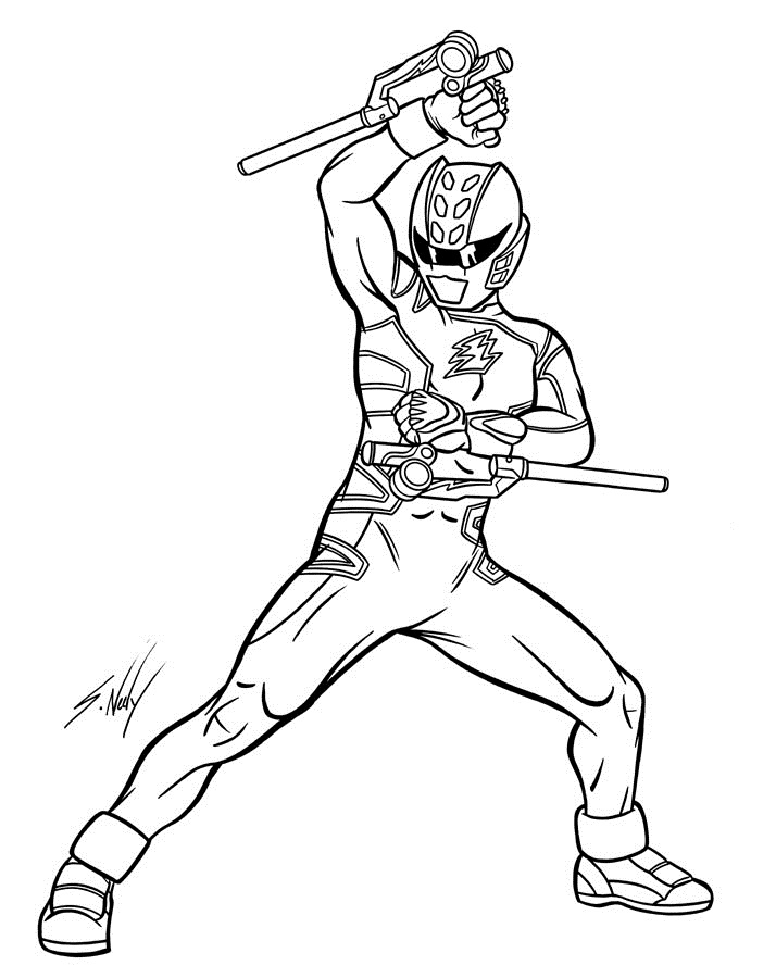 Free Printable Power Rangers Coloring Pages