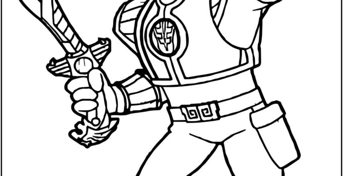 Free Printable Power Rangers Coloring Pages