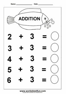 Free Printable Pre K Math Worksheets
