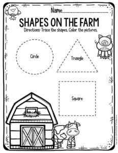 Free Printable Preschool Farm Activities