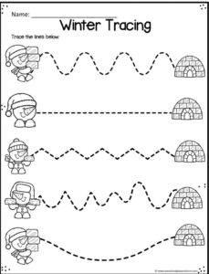 Free Printable Preschool Winter Worksheets At Carisa Macaulay Blog