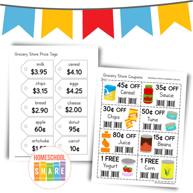 Free Printable Pretend Play Grocery Store Printables Templates Online