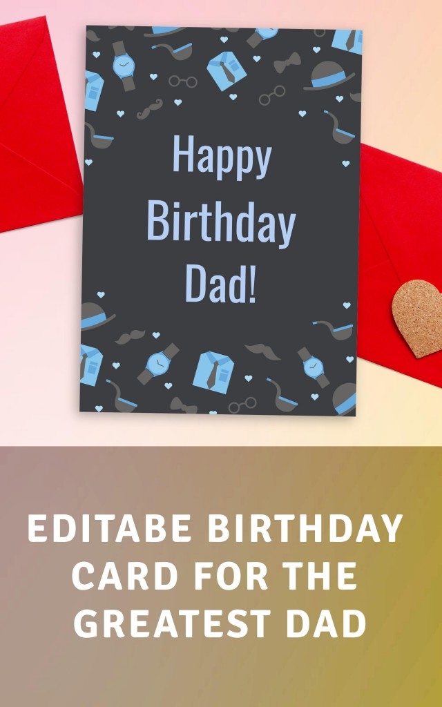 Free Printable Printable Birthday Cards For Dad