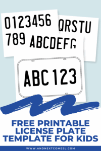 Free Printable Printable License Plate Template Printable And