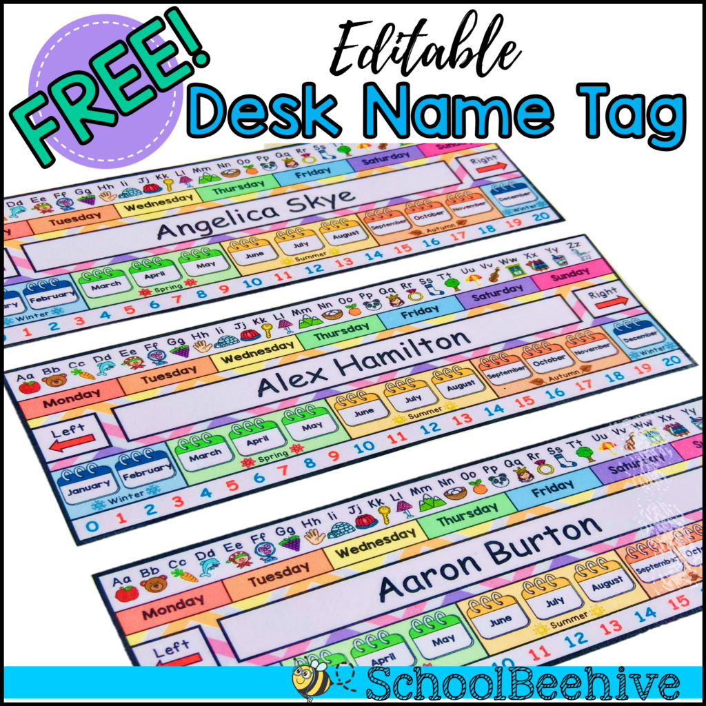 Free Printable Printable Name Tags For Desks Free Printable Templates