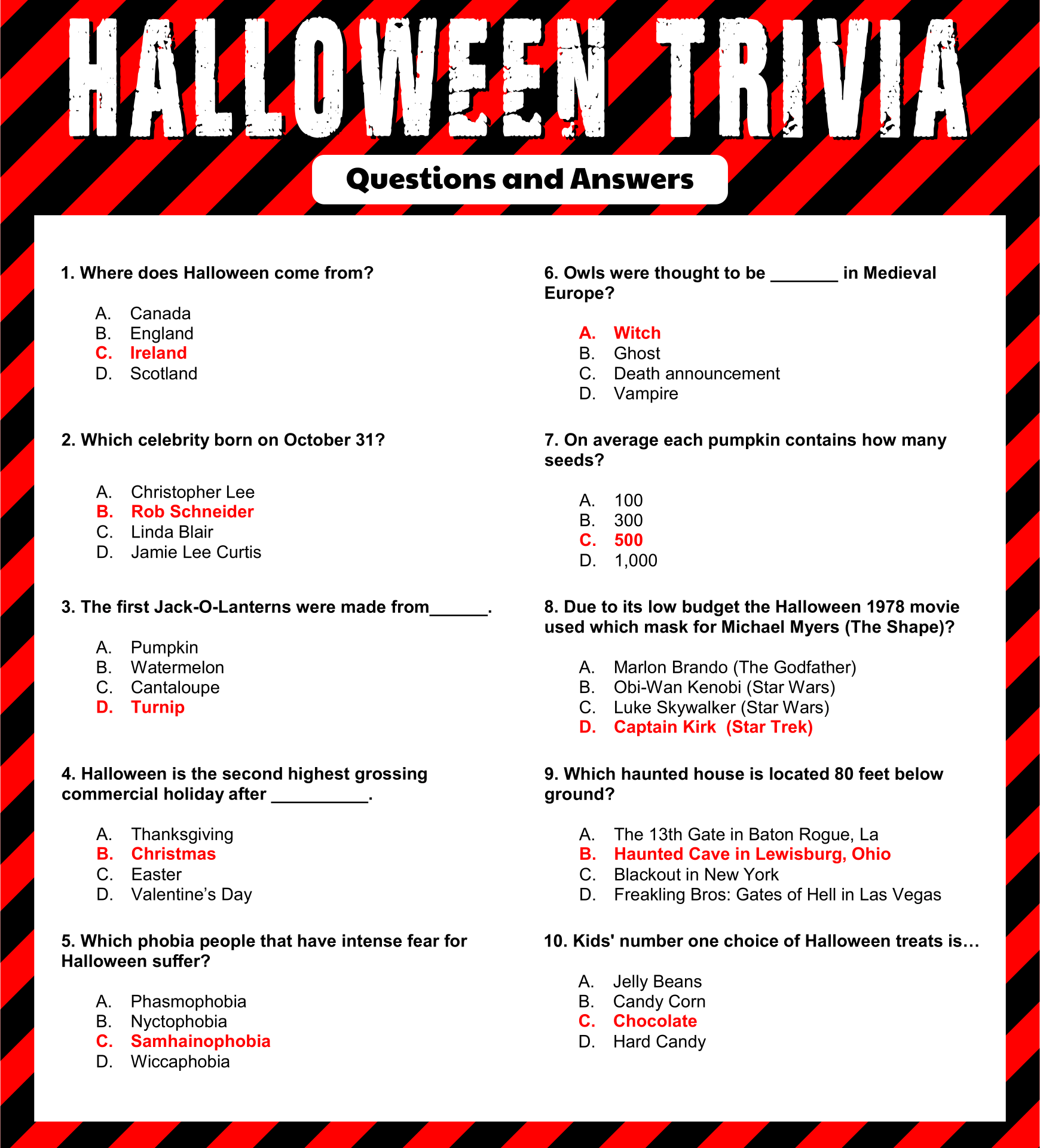 Free Printable Printable Trivia For Seniors This Weblog Submit Will 