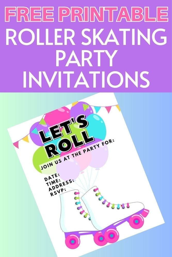 Free Printable Roller Skating Party Invitations Parties Made Personal
