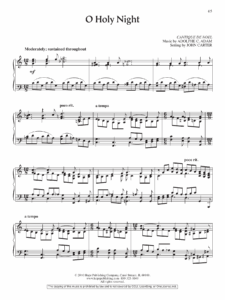 Free Printable Sheet Music For O Holy Night
