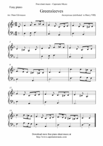 Free Printable Sheet Music Piano