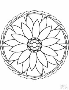 Free Printable Simple Mandala Coloring Pages Coloring Pages