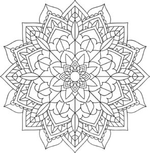 Free Printable Simple Mandala Coloring Pages Coloring Pages