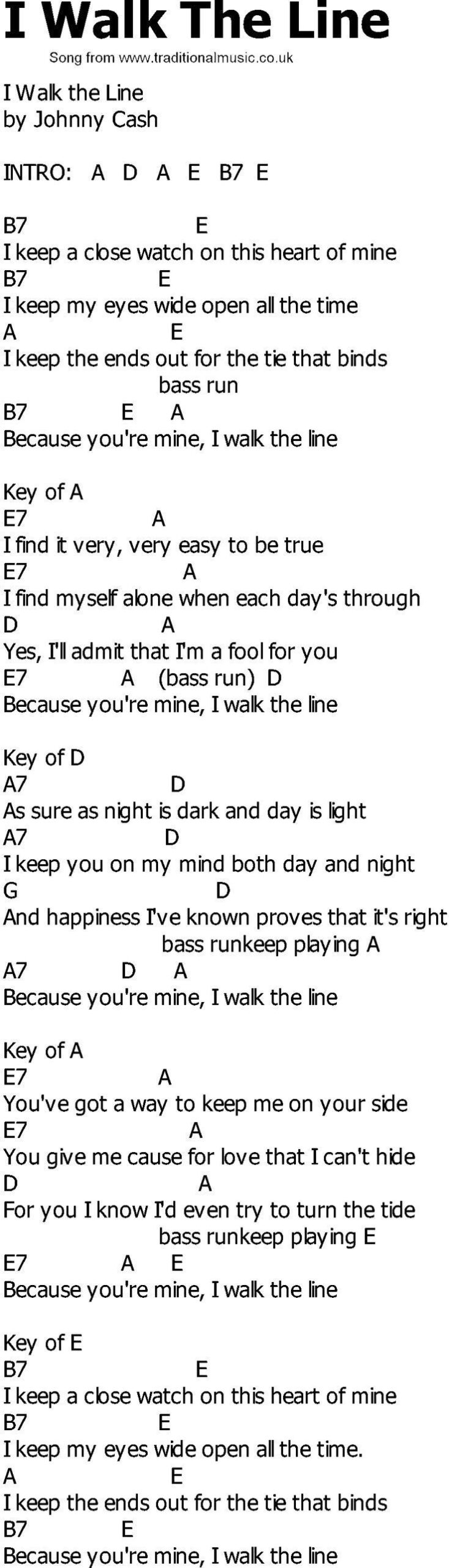 Free Printable Song Lyrics And Chords