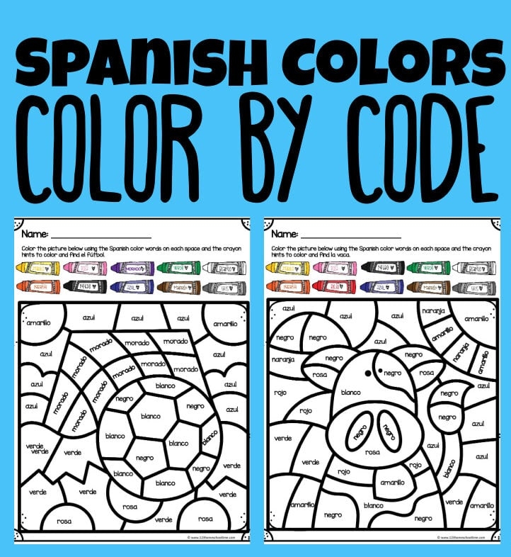 Free Printable Spanish Colors Worksheet Pdf Printable Templates Protal