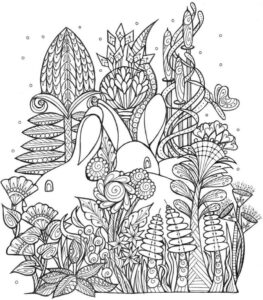 Free Printable Spring Coloring Pages For Adults Coloring