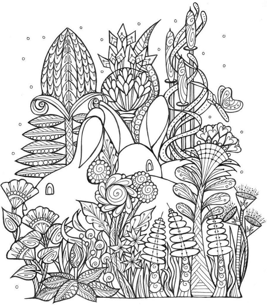 Free Printable Spring Coloring Pages For Adults Coloring