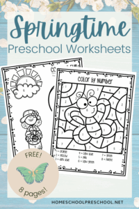 Free Printable Spring Worksheets For Preschool Skills