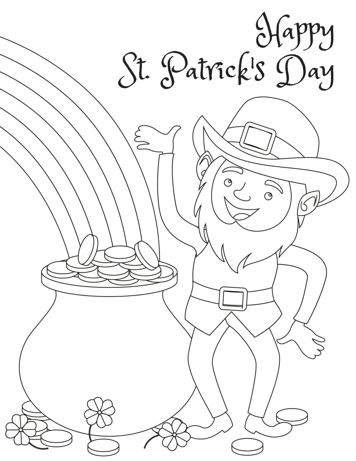 Free Printable St Patrick 39 s Day Coloring Pages Web Enjoy These Cute St 