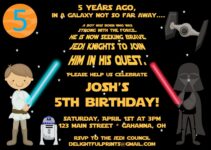 Star Wars Birthday Invitations Printable Free