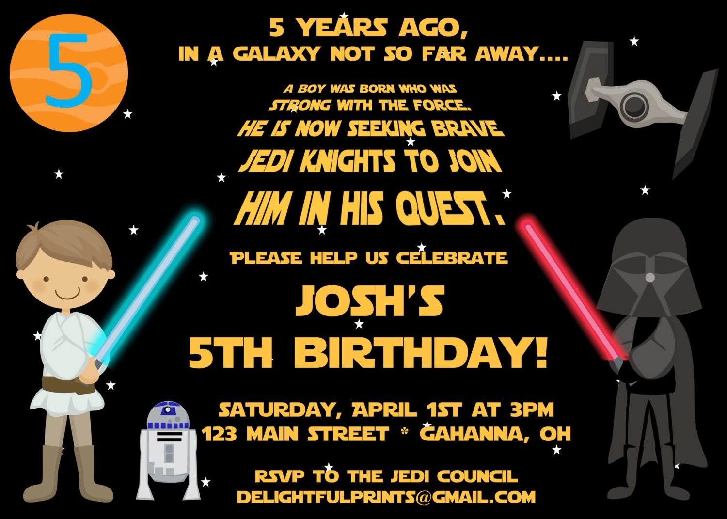Free Printable Star Wars Birthday Party Invitations Download Hundreds 