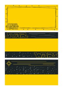 Free Printable Star Wars Food Labels