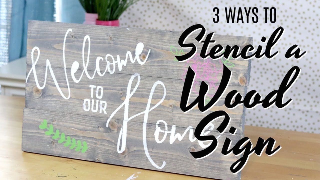 Free Printable Stencils For Wood Signs