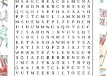 Hard Summer Word Search Printable Free