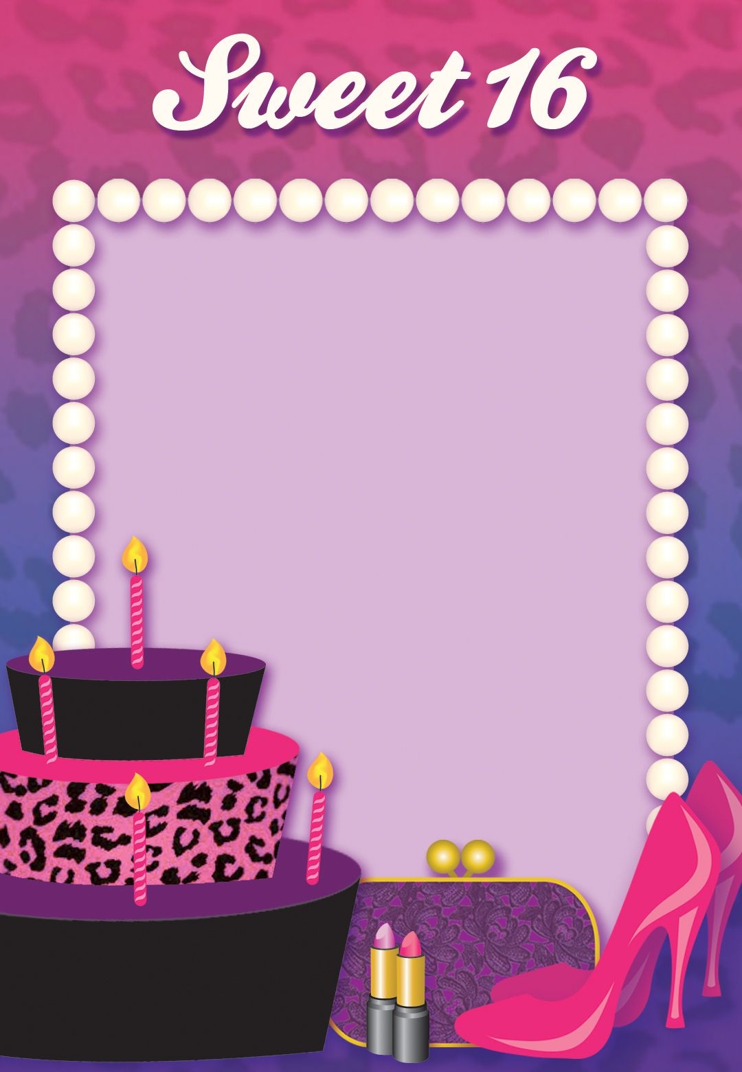 Free Printable Sweet 16 Birthday Cards