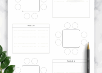 Free Printable Wedding Seating Chart Template