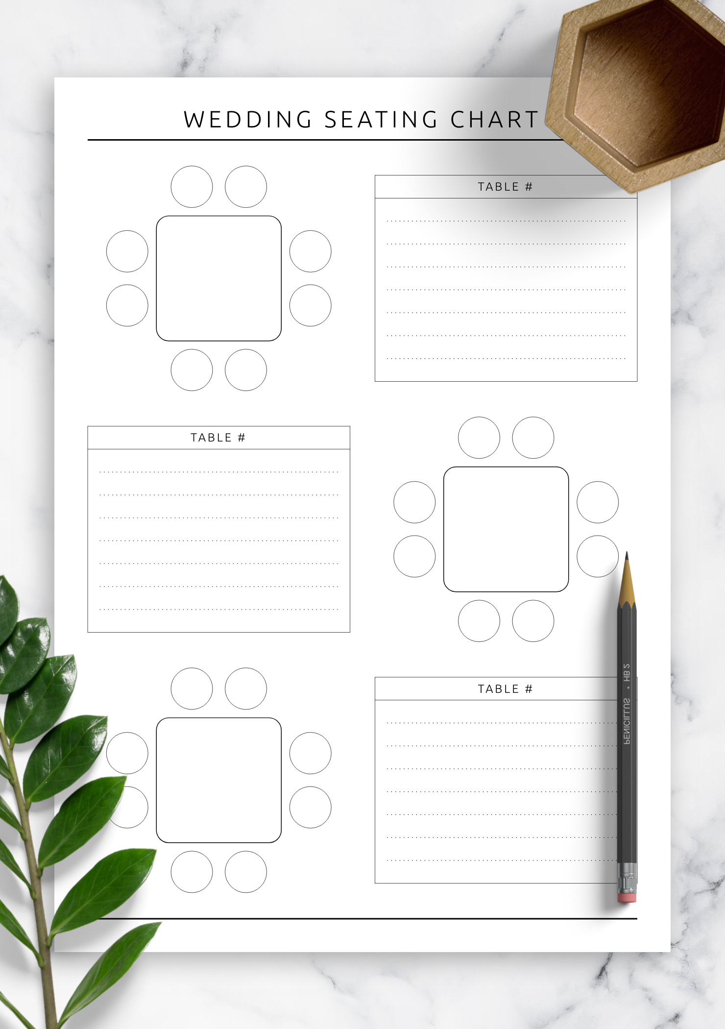 Free Printable Table Seating Chart Template Brokeasshome