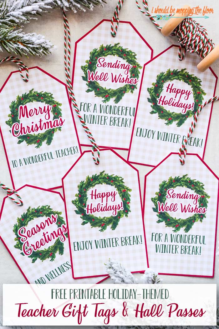 Free Printable Teacher Christmas Gift Tags