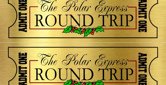 Free Printable Template Free Polar Express Tickets