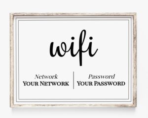 Free Printable Template Wifi Password Sign Printable Templates Free