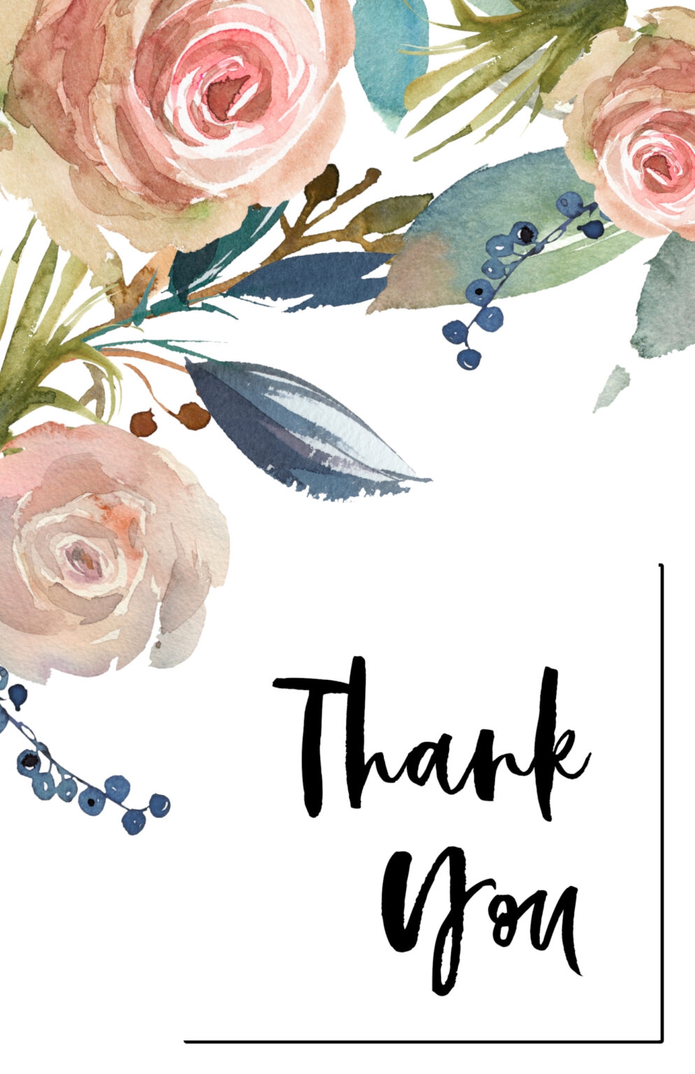 Free Printable Thank You Cards Online