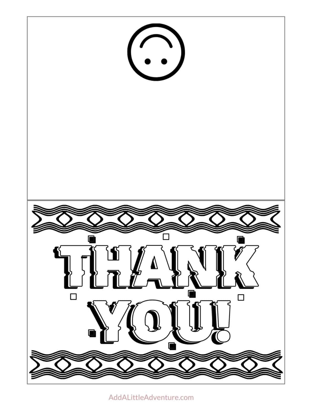 Free Printable Thank You Coloring Pages
