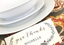 Free Printable Thanksgiving Name Place Cards