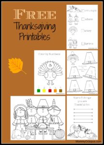 Free Printable Thanksgiving Worksheets For Kindergarten Printable