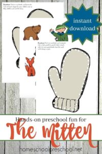 Free Printable The Mitten Story Printable