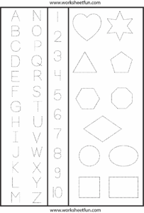 Free Printable Traceable Letters And Numbers
