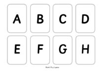 Free Printable Alphabet Letters Upper Case